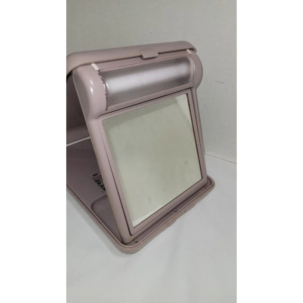 Clairol Pretty Looks Hollywood Vanity Mirror 1983 Purple Gray - AS IS For Repair